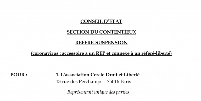 Port du masque en Maine et Loire : Le CDL dépose un recours devant le tribunal administratif de Nantes